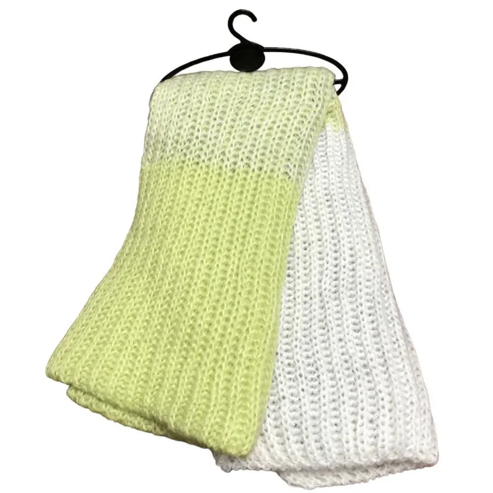 NWT Topshop Multi Color Open Knit Soft Winter Scarf Unisex Outdoor Colorful New